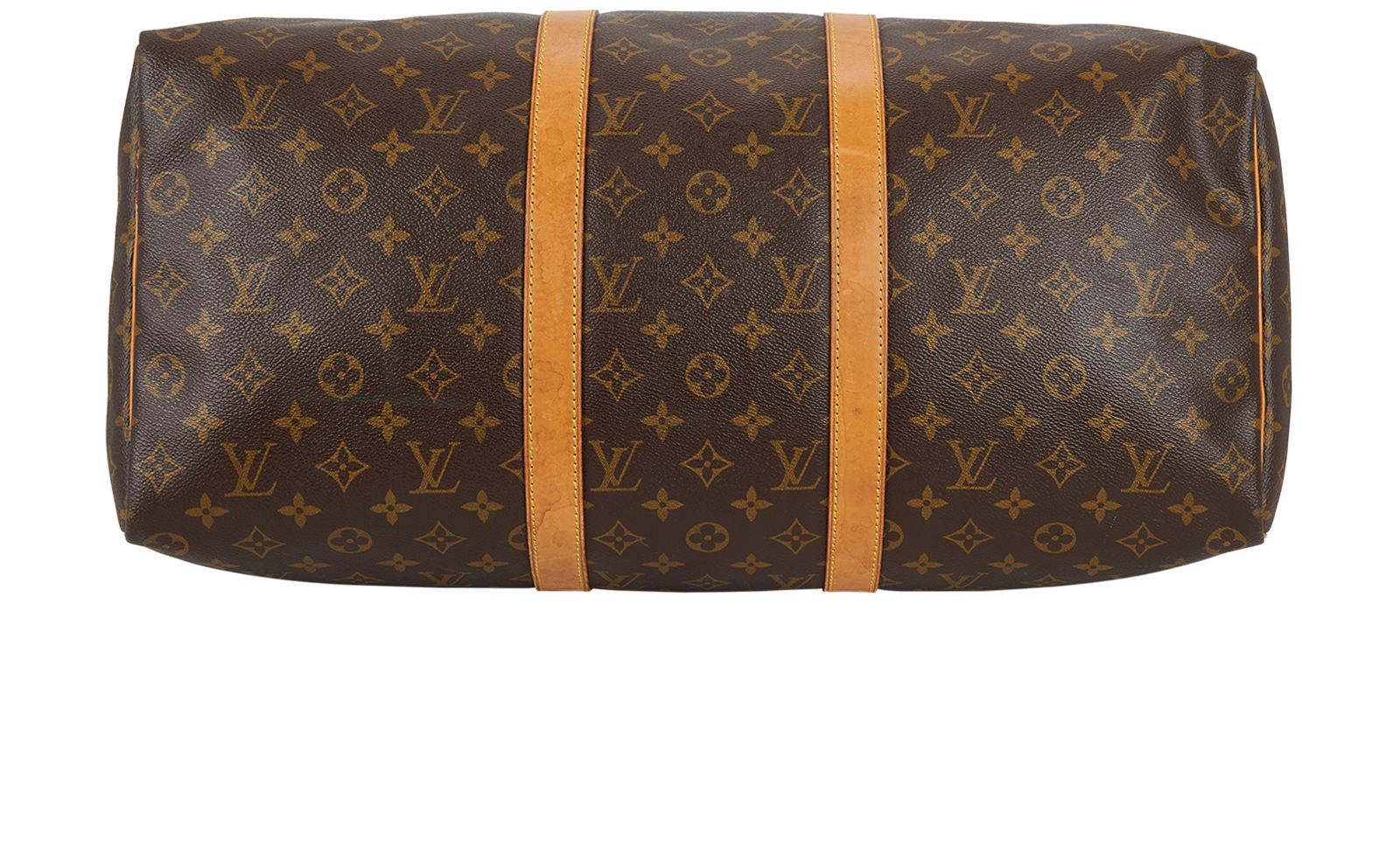 Keepall 50, &pound;580, Handbags, Brown, Canvas, Top view